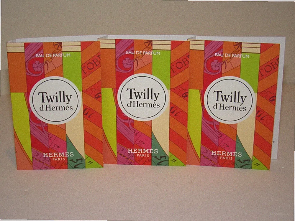 3 Hermes Twilly d'Hermes Eau de Parfum 0.18 Oz 6 mL TOTAL Perfume For Women