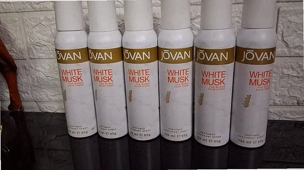 6 BOTTLES OF Jovan White Musk for Women 150 ml Cologne Body Spray
