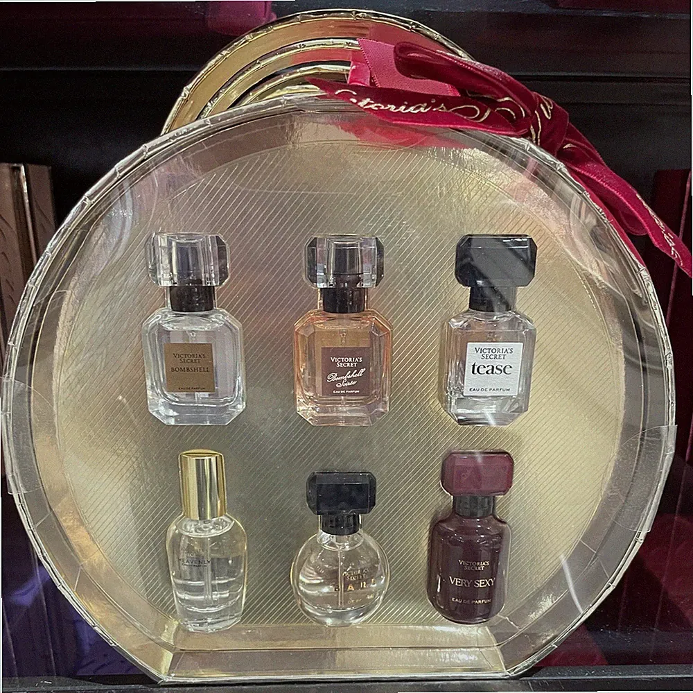 6 Pcs Set Victoria's Secret Discovery Perfume Gift Set Bundle - Limited Edition