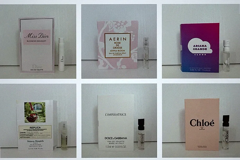 6 Women's High End Fragrance Samples ~ Designer Perfume All NEW & Fresh