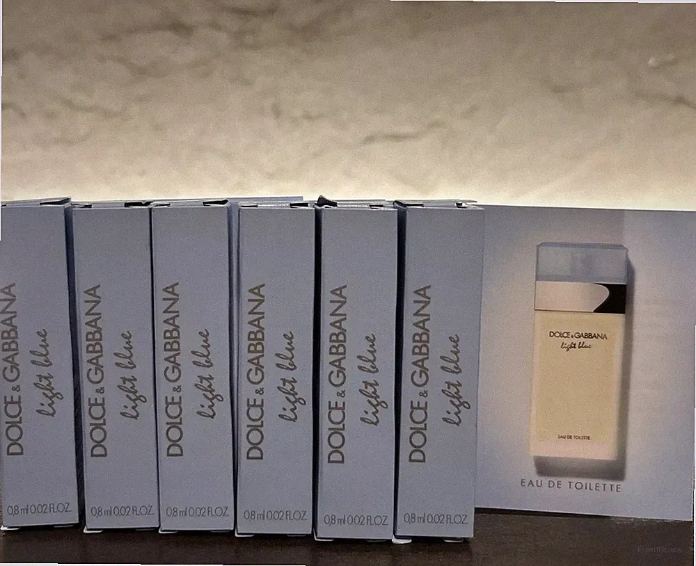 6x DOLCE & GABBANA Light Blue Eau de Toilette Women EDU Perfume Floral Fruity