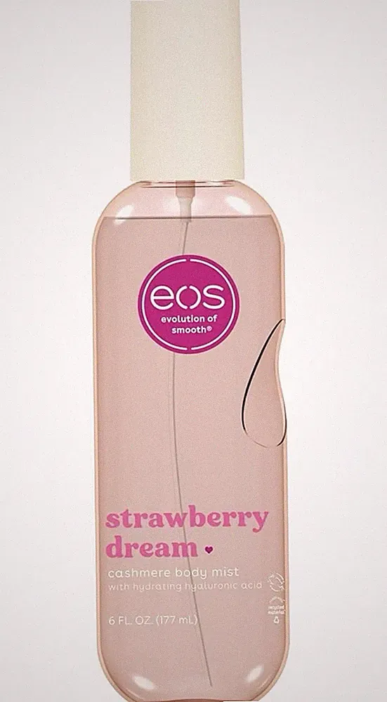 eos Strawberry Dream Body Mist 6 fl oz Hydrating Hyaluronic Acid Scent