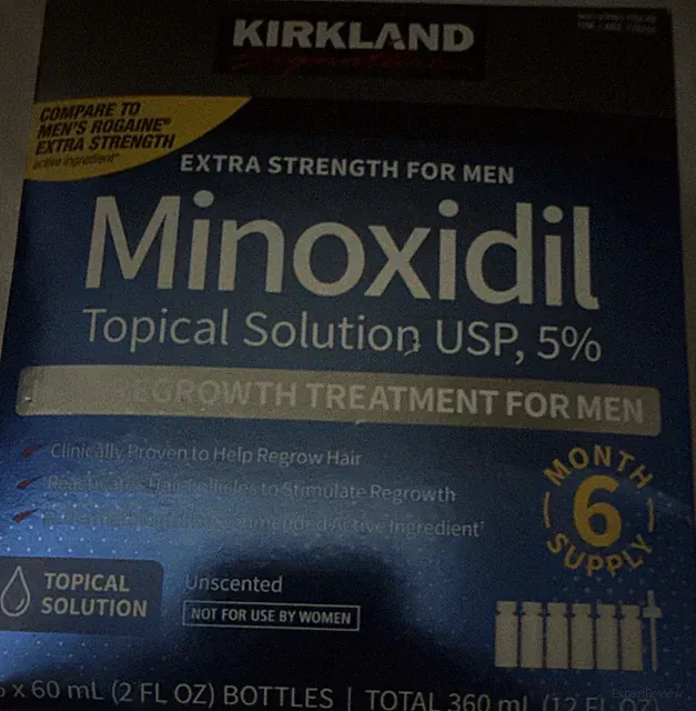 Kirkland Signature Minoxidil 5% Extra Strength Unscented Hair Growth 360mL