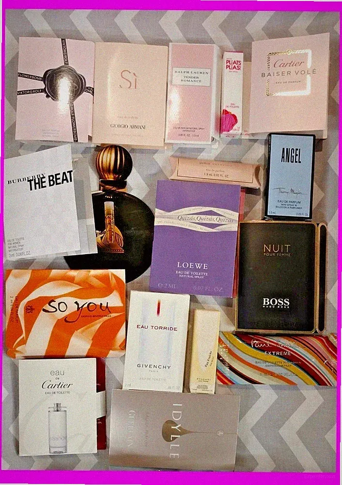 Lot of (6) High End Designer WOMEN`S PERFUME SAMPLES Random Fragrances NEW!!!!!!