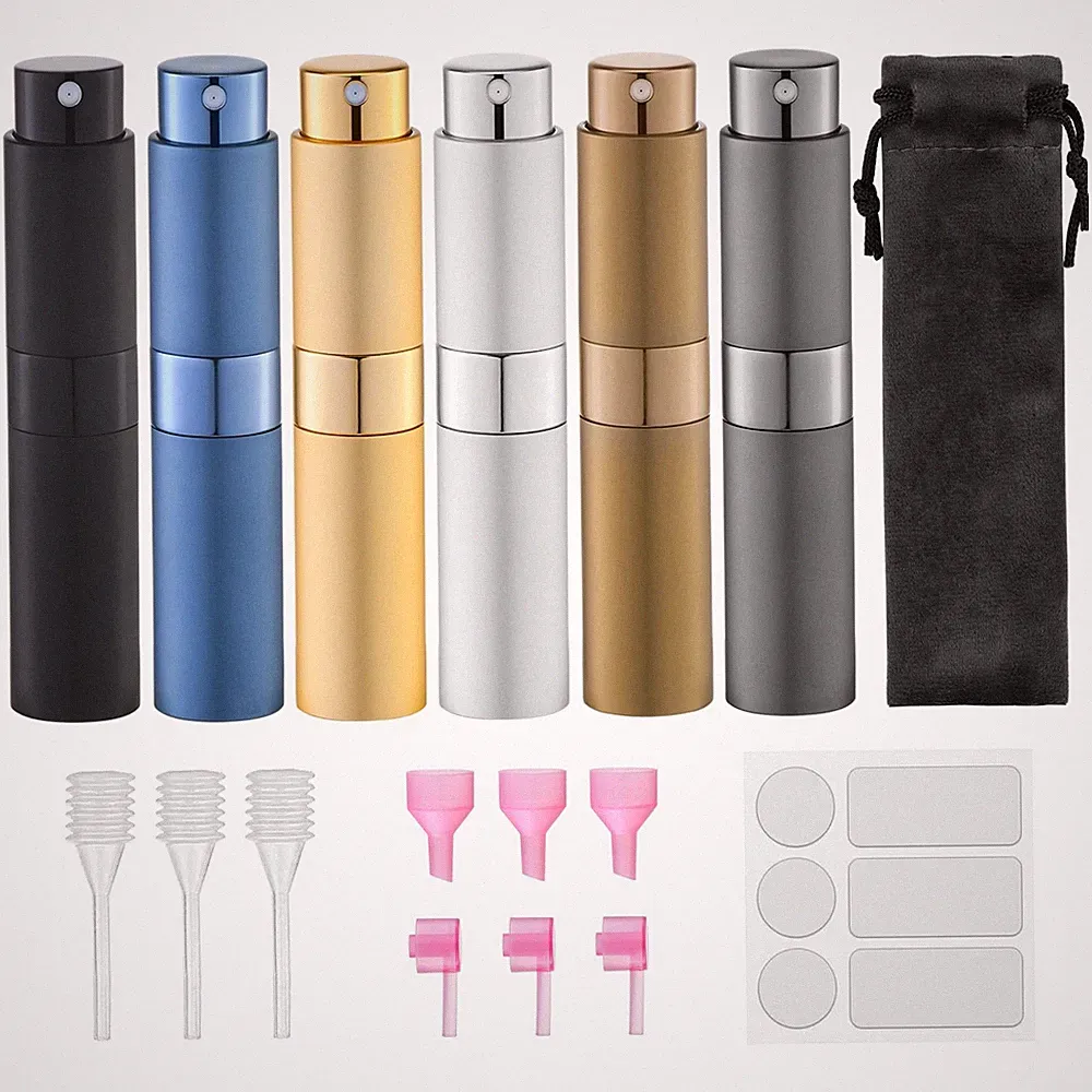 Lulupack Travel Perfume Bottle Refillable - Cologne Spray Atomizer 6color-1